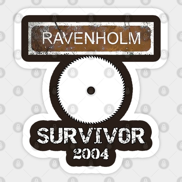 Half-Life 2: Ravenholm Survivor 2004 Print Sticker by SPACE ART & NATURE SHIRTS 